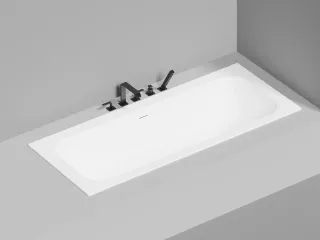 Ванна из искусственного камня Salini Orlanda Axis Kit S-Sense 103311GRH 190x80см RAL снаружи