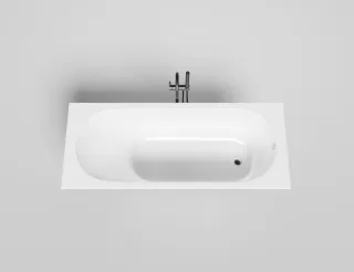 Ванна из искусственного камня Salini Ornella S-Sense 102313GRH 170x70см RAL снаружи