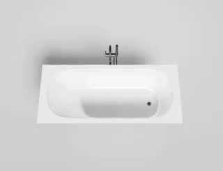 Ванна из искусственного камня Salini Ornella S-Sense 102311GRF 170x75см RAL полностью