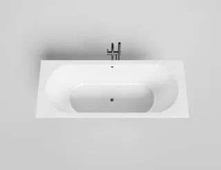 Ванна из искусственного камня Salini Ornella Axis S-Stone 104623MRH 170x70см RAL снаружи