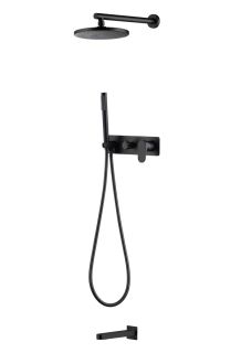 Душевой комплект Boheme Spectre 454-2-B чёрный