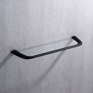 Полка стеклянная ABBER Nord AA1555B 50см чёрный матовый