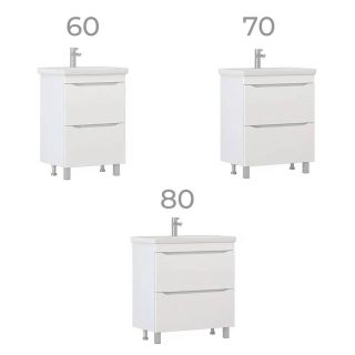 Тумба под раковину напольная Vigo Grani 202 70 см белый