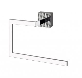 Полотенцедержатель, чёрный матовый Cezares PRIZMA-RN-NOP