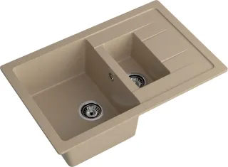 Мойка кухонная GranFest Песок Quadro Q-775 KL пес