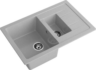 Мойка кухонная GranFest Серая Quadro Q-775 KL сер
