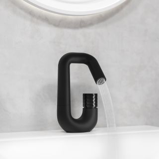 Смеситель для раковины IDDIS Twist Push Control TWIBLBTi01 чёрный матовый