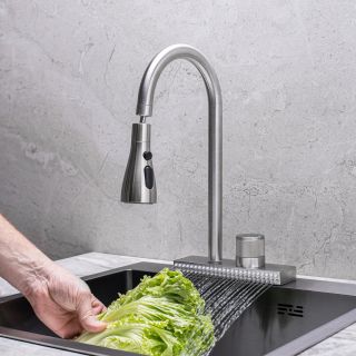 Смеситель для кухни РМС SUS130-017F-2 нержавеющая сталь