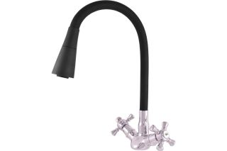 Смеситель для кухни Rav Slezak Morava Retro MK320.5/13 хром черный