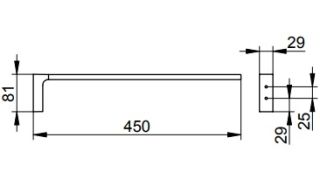 Полотенцедержатель Keuco Edition 11120290000 красное золото шлифованное