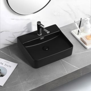 Раковина ABBER Rechteck 50см чёрный матовый AC2203MB