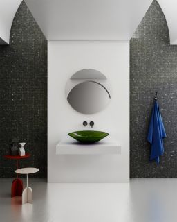 Раковина ABBER Kristall AT2812Emerald 53см зелёный