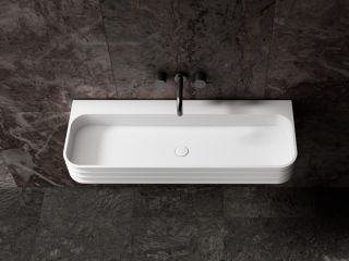 Подвесная раковина ABBER Stein AS2651-0.8 80см белый матовый