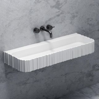 Подвесная раковина ABBER Stein AS2652-0.8 80см белый матовый