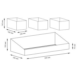 Wasserkraft Rhin WB-440 Set Набор плетеных корзин