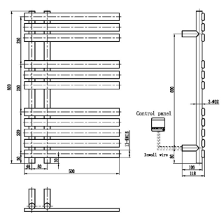 Электрический полотенцесушитель Boheme Venturo 723-MW белый матовый