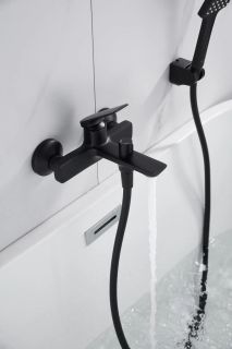 Смеситель для ванны Knotlor KN-71/BL, черный