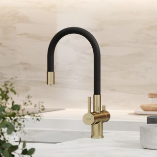 Смеситель для кухни Sancos Lucia SC4004BG брашированное золото