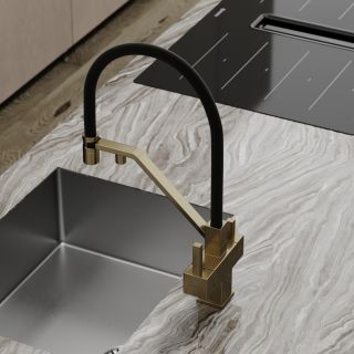 Смеситель для кухни Sancos Loro SC4007BG брашированное золото