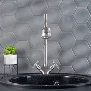 Смеситель для кухни РМС SUS124-279F нержавеющая сталь