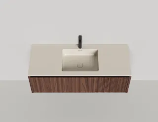 Подвесная тумба Salini Domino 27D212ON 120см шпон Onda Plus