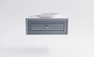 Тумба с раковиной Astra-Form Шарм 4631177713699 100 см голубой матовый