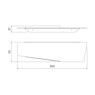 Полка IDDIS Slide хром SLISC00i44