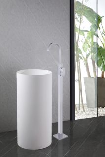 Напольный смеситель для раковины ABBER Wasserfall AF8640 хром