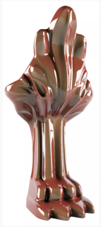 Ванна из искусственного камня Фэма Стиль Габриэлла на опорах сакарская медь 187x84 см