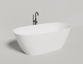 Ванна из искусственного камня Salini Sofia S-Stone 102529MRH 185x90см RAL снаружи