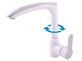 Смеситель для кухни Rav Slezak Zambezi ZA007.5/7CB белый