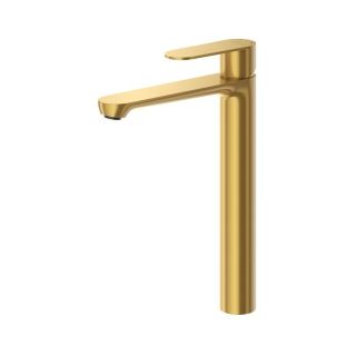 Смеситель для раковины высокий CEZARES STYLUS-LC-BORO-W0 брашированное золото