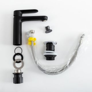 Смеситель для раковины CEZARES STYLUS-LS-NOP черный матовый