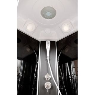 Душевая кабина Deto L 810 стандартная BLACK 100х100х215 см