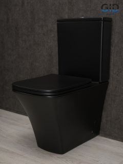 Унитаз напольный Gid Tn2184Bm 62252Y черный матовый 62.5x37x83