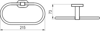 Ravak Полотенцедержатель (овальный) CR 300.00