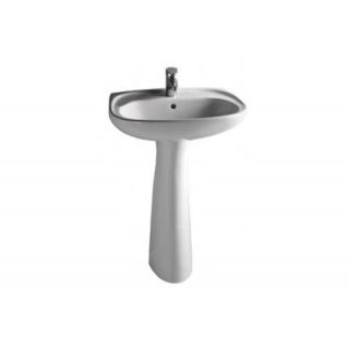 Раковина с пьедесталом Vitra Normus 9600B003-7650 Белый