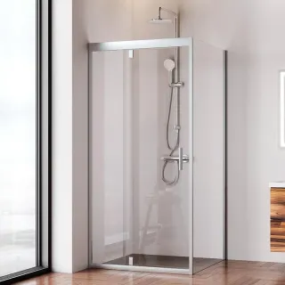 Душевой уголок AM.PM Gem W90G-404-9090-MT профиль серебристый 90х90 см