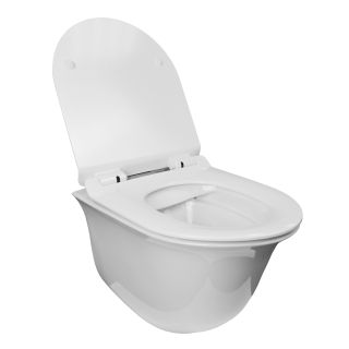 Унитаз подвесной Azario Felice AZ-0051 безободковый с быстросъемным сиденьем микролифт