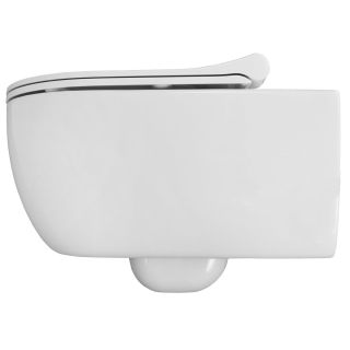 Унитаз подвесной Azario FERIO 87565 безободковый в комплекте с сиденьем микролифт