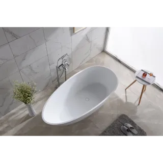 Ванна из искусственного камня Timo Rali RALI1700 170x80 см белый