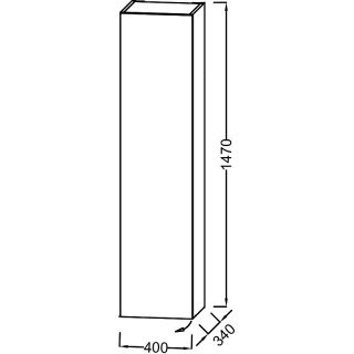 Пенал Jacob Delafon Rythmik EB1850D-E70 40 см арлингтонгский дуб