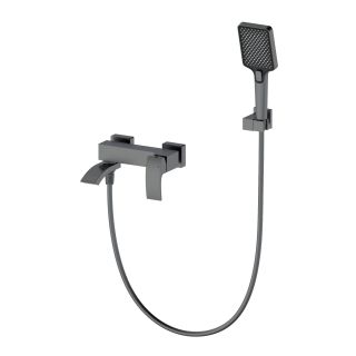 Смеситель для ванны с душем Wonzon & Woghand Fit WW-88639009-BGM тёмный графит