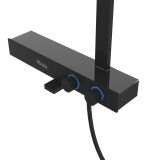 Душевая стойка Vincea Inspire VSFS-3I13TMB термостатическая, черный