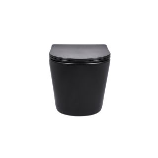 Унитаз подвесной Vincea Piatti VT1-11MB черный ультратонкое soft-close сиденье