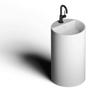 Раковина напольная by Deonria Weto 47x82см белый