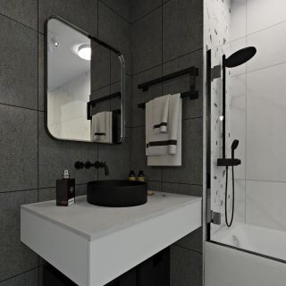 Полотенцесушитель электрический Indigo Nix DGN20-50BRLt 20x50 см чёрный муар