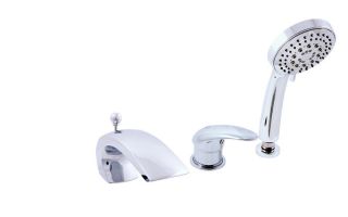 Смеситель на борт ванны Rav Slezak Dunaj D472.5S хром