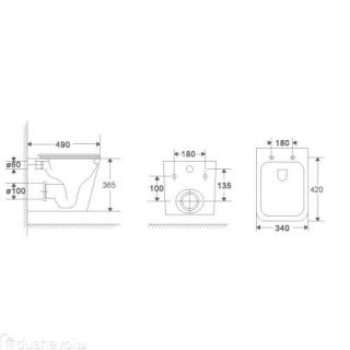 Унитаз подвесной WeltWasser WW Gelbach 043 MT-BL черный матовый 10000011966