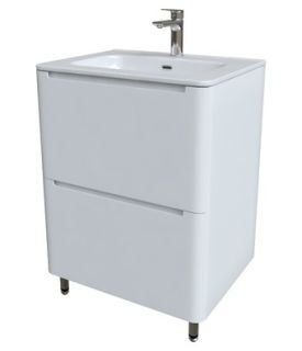 Напольная тумба с раковиной IDDIS Edifice EDI60WFi95K 60см белый